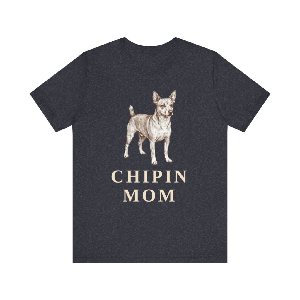 Chipin Mom Shirt, Vintage Dog Sketch Tee, Dog Mom Gift Chipin Mom Shirt, Vintage Dog Sketch Tee, Dog Mom Gift