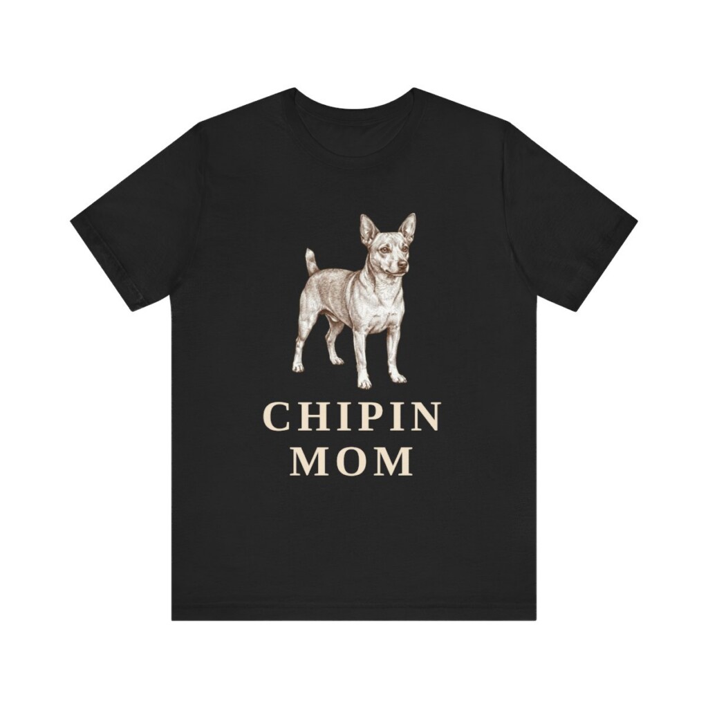 Chipin Mom Shirt, Vintage Dog Sketch Tee, Dog Mom Gift Chipin Mom Shirt, Vintage Dog Sketch Tee, Dog Mom Gift