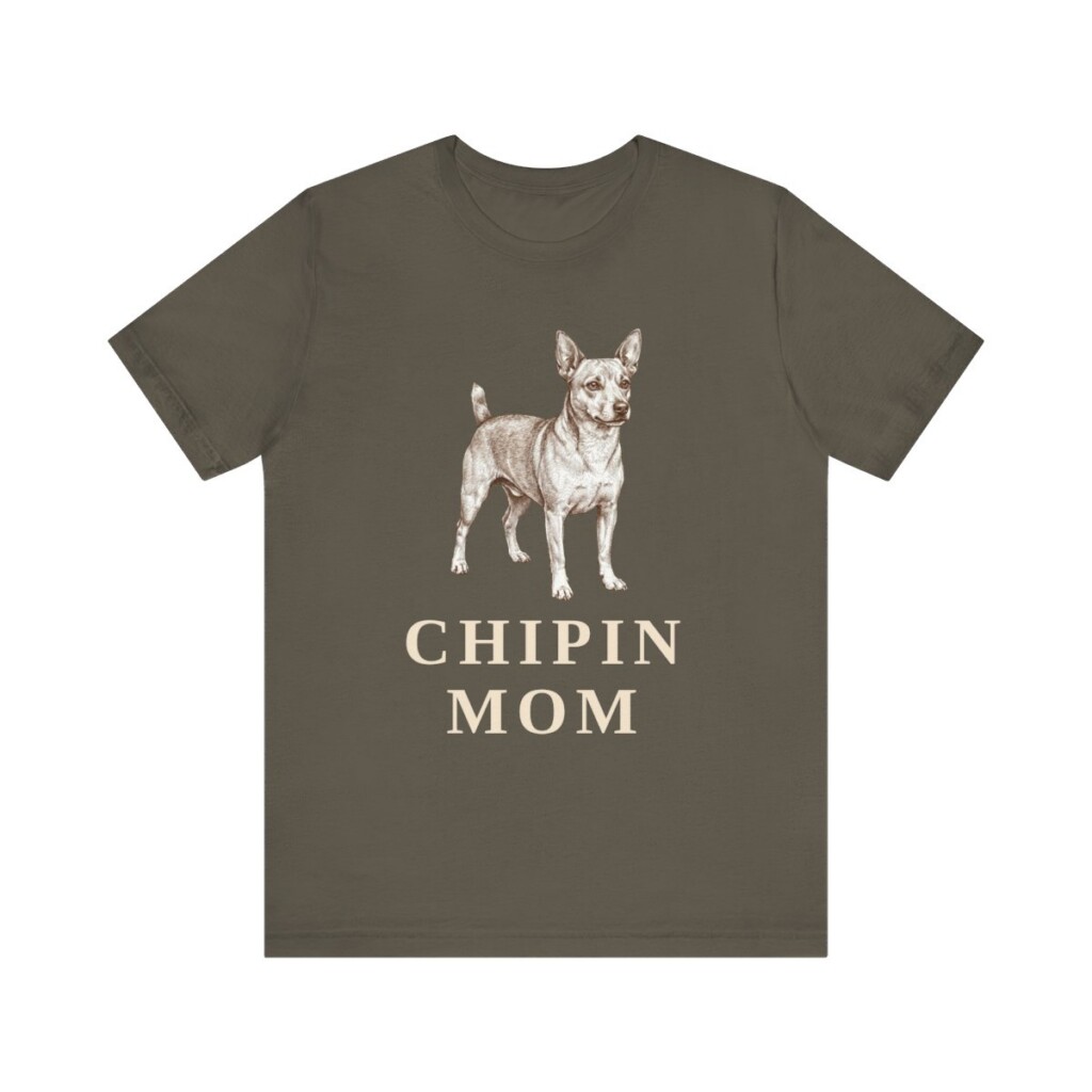 Chipin Mom Shirt, Vintage Dog Sketch Tee, Dog Mom Gift Chipin Mom Shirt, Vintage Dog Sketch Tee, Dog Mom Gift