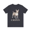 Chipin Shirt, Vintage Dog Sketch Tee, Dog Lover Gift