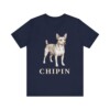 Chipin Shirt, Vintage Dog Sketch Tee, Dog Lover Gift