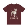 Chipin Shirt, Vintage Dog Sketch Tee, Dog Lover Gift