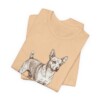Chipin Shirt, Vintage Dog Sketch Tee, Dog Lover Gift