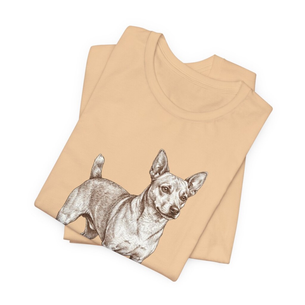Chipin Shirt, Vintage Dog Sketch Tee, Dog Lover Gift