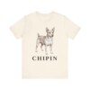 Chipin Shirt, Vintage Dog Sketch Tee, Dog Lover Gift
