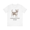 Chiweenie Dad Shirt, Vintage Dog Sketch Tee, Dog Dad Gift