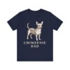 Chiweenie Dad Shirt, Vintage Dog Sketch Tee, Dog Dad Gift