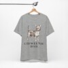 Chiweenie Dad Shirt, Vintage Dog Sketch Tee, Dog Dad Gift