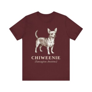 Chiweenie Latin Shirt, Vintage Dog Sketch Tee, Dog Latin Gift