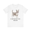 Chiweenie Mom Shirt, Vintage Dog Sketch Tee, Dog Mom Gift
