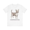 Chiweenie Shirt, Vintage Dog Sketch Tee, Dog Lover Gift