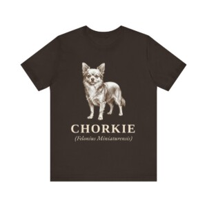 Chorkie Latin Shirt, Vintage Dog Sketch Tee, Dog Latin Gift