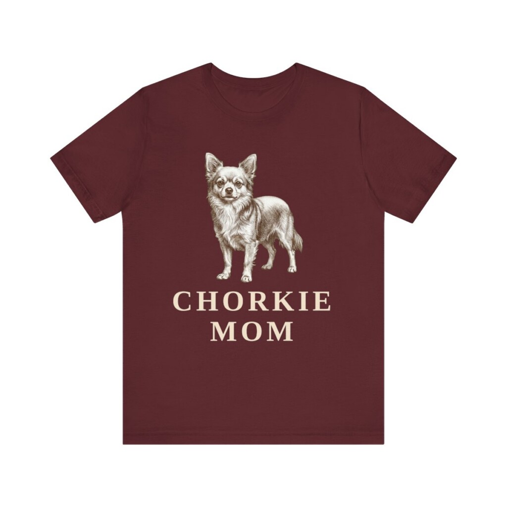 Chorkie Mom Shirt, Vintage Dog Sketch Tee, Dog Mom Gift Chorkie Mom Shirt, Vintage Dog Sketch Tee, Dog Mom Gift