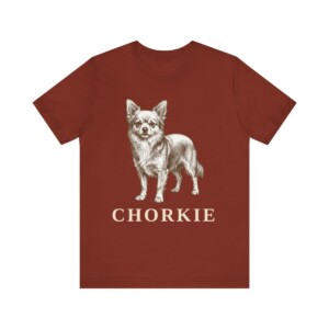 Chorkie Shirt, Vintage Dog Sketch Tee, Dog Lover Gift