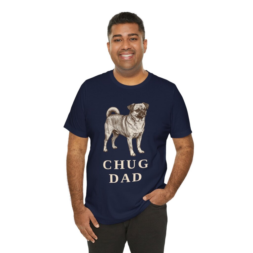 Chug Dad Shirt, Vintage Dog Sketch Tee, Dog Dad Gift Chug Dad Shirt, Vintage Dog Sketch Tee, Dog Dad Gift