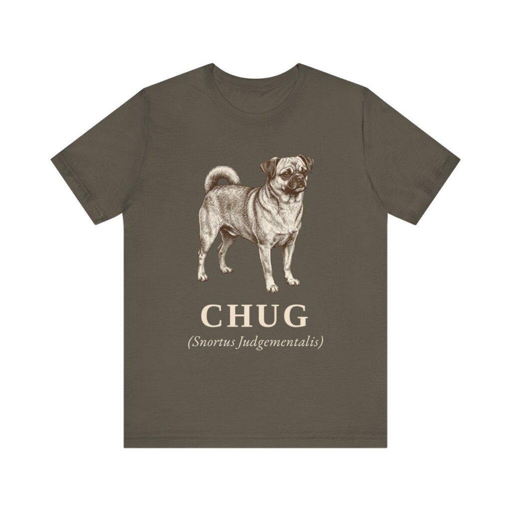 Chug Latin Shirt, Vintage Dog Sketch Tee, Dog Latin Gift