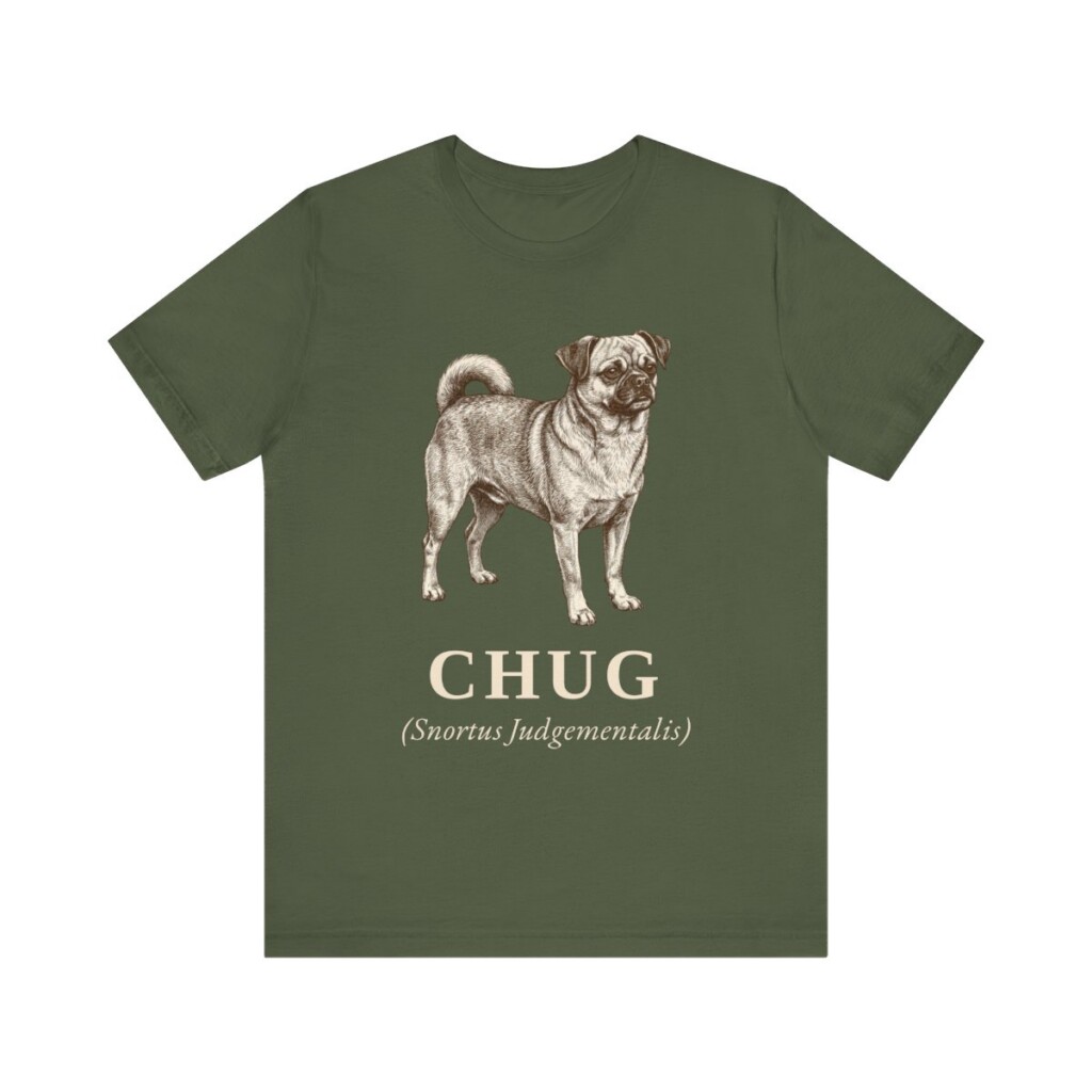 Chug Latin Shirt, Vintage Dog Sketch Tee, Dog Latin Gift