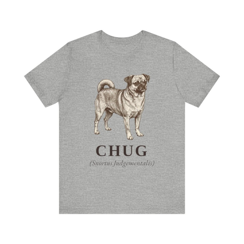 Chug Latin Shirt, Vintage Dog Sketch Tee, Dog Latin Gift