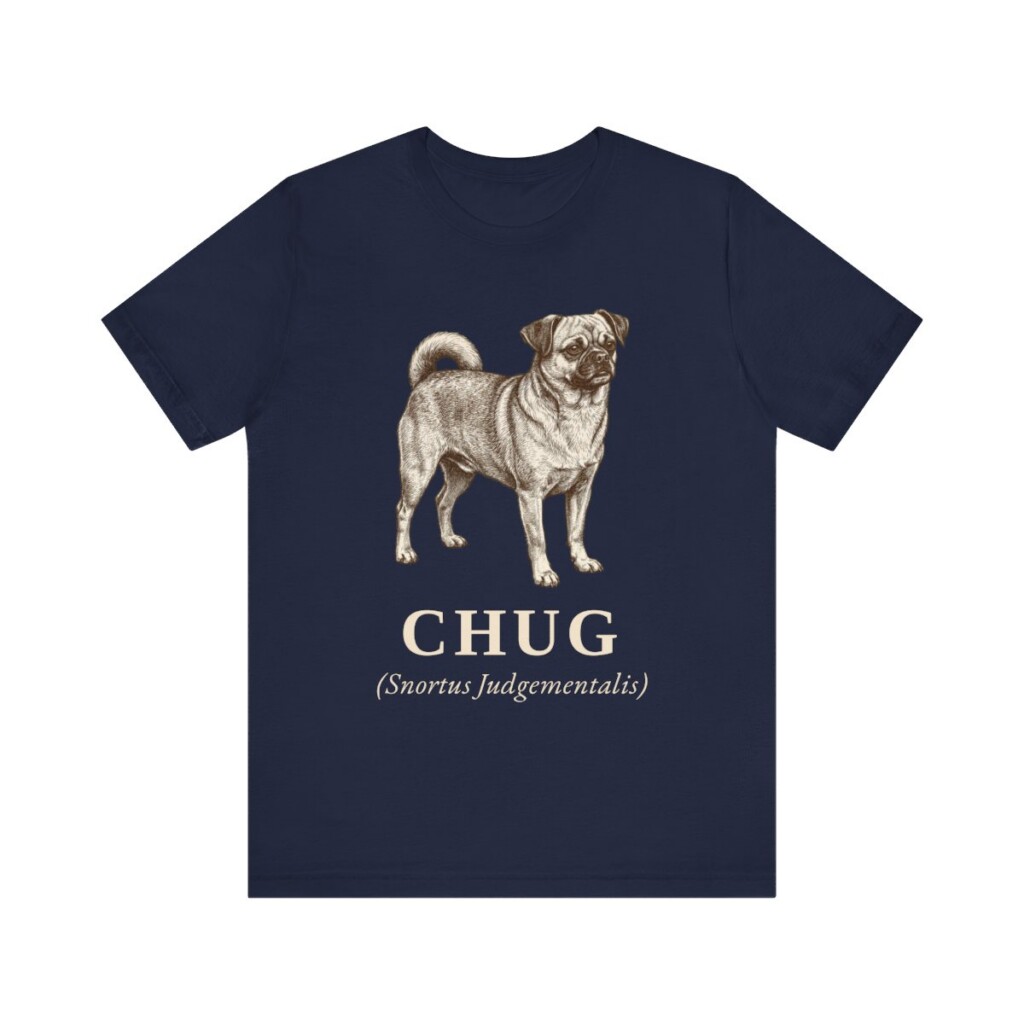 Chug Latin Shirt, Vintage Dog Sketch Tee, Dog Latin Gift
