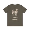 Chug Mom Shirt, Vintage Dog Sketch Tee, Dog Mom Gift