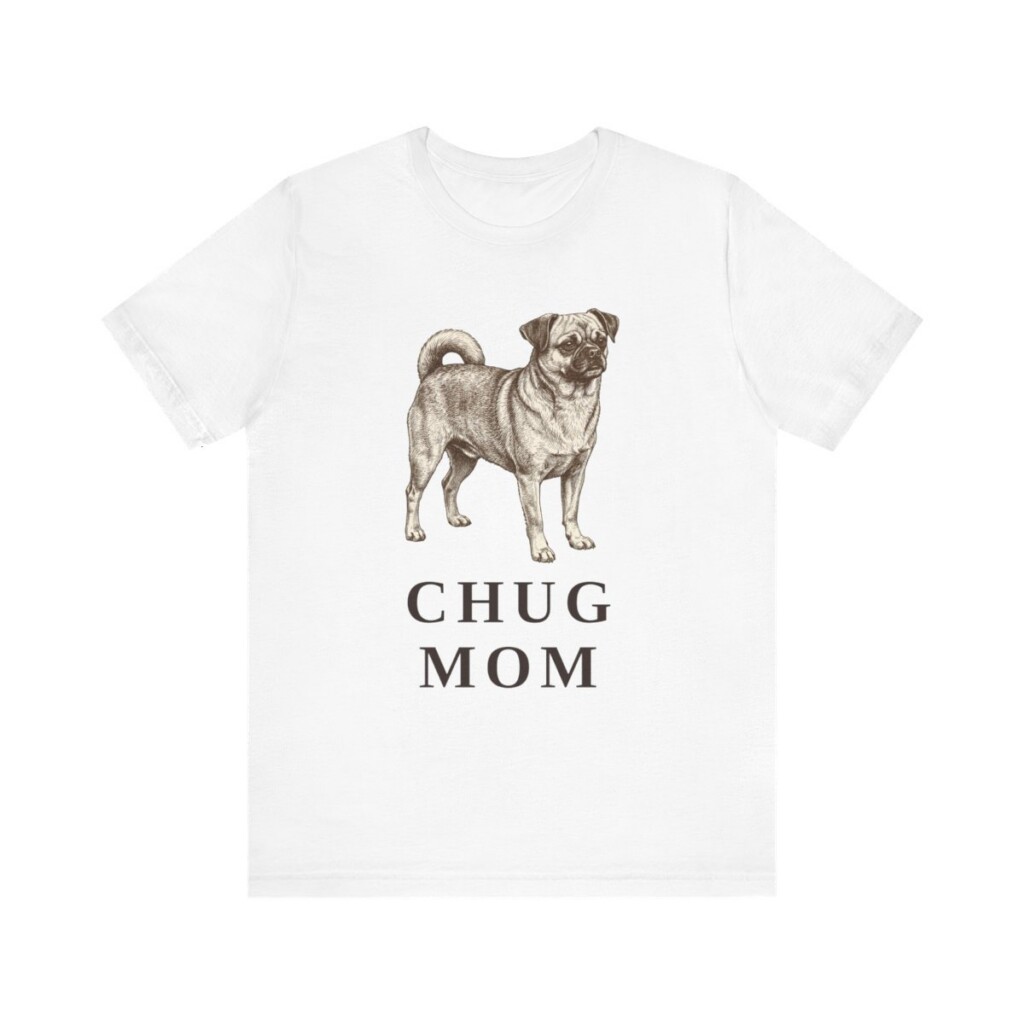 Chug Mom Shirt, Vintage Dog Sketch Tee, Dog Mom Gift