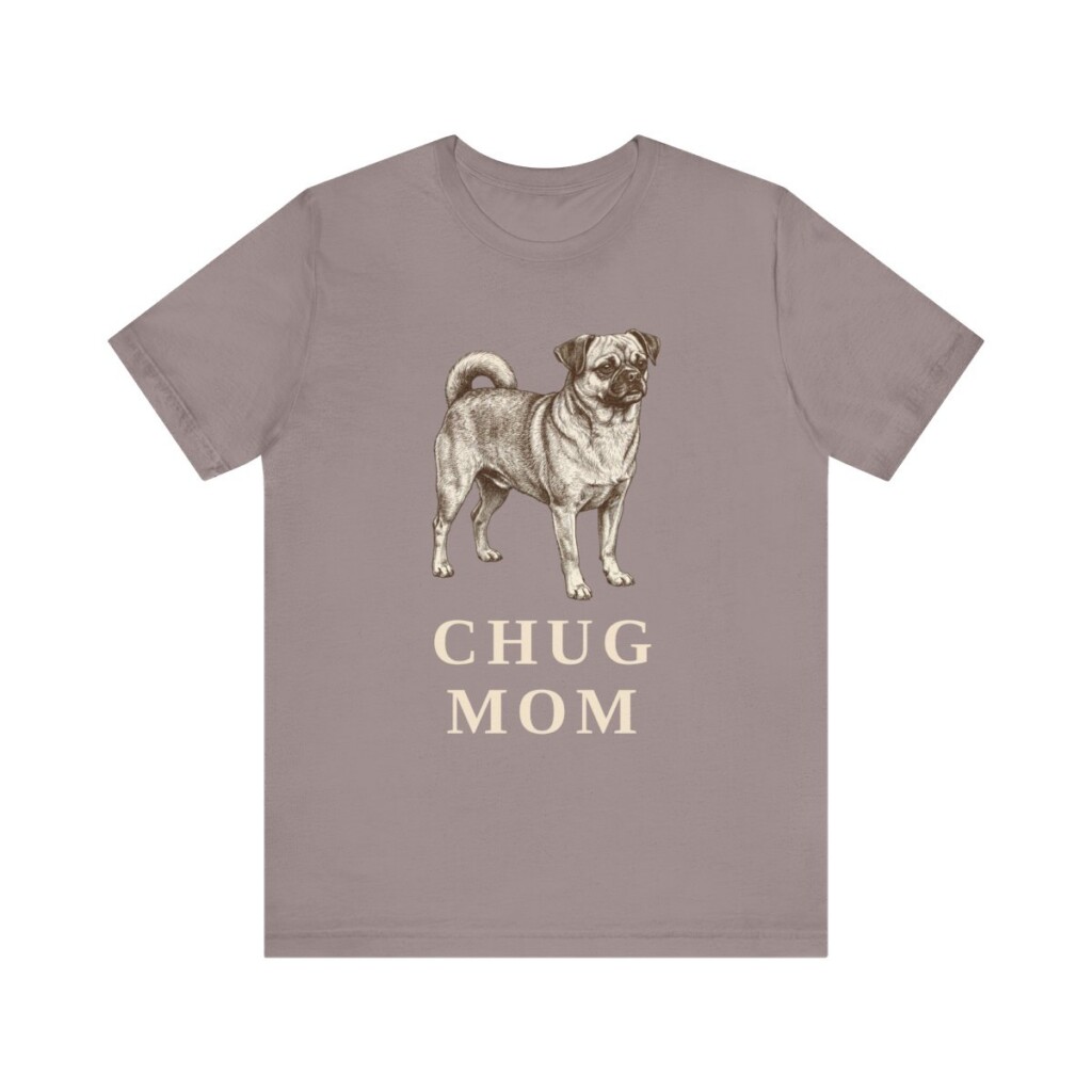 Chug Mom Shirt, Vintage Dog Sketch Tee, Dog Mom Gift