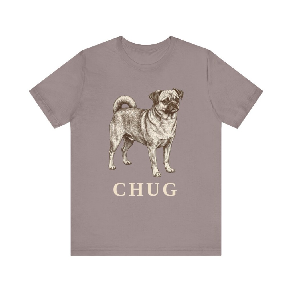 Chug Shirt, Vintage Dog Sketch Tee, Dog Lover Gift
