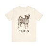 Chug Shirt, Vintage Dog Sketch Tee, Dog Lover Gift