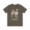 Chug Shirt, Vintage Dog Sketch Tee, Dog Lover Gift