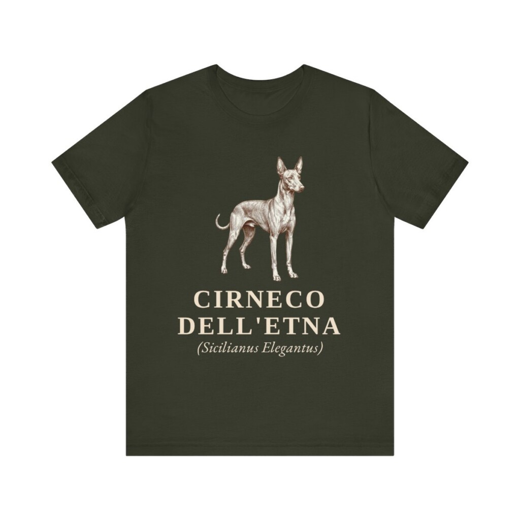 Cirneco dell'Etna Latin Shirt, Vintage Dog Sketch Tee, Dog Latin Gift Cirneco dell'Etna Latin Shirt, Vintage Dog Sketch Tee, Dog Latin Gift