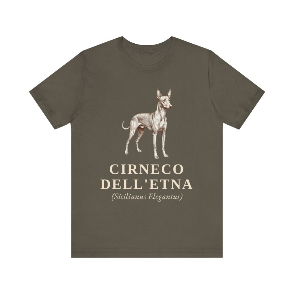 Cirneco dell'Etna Latin Shirt, Vintage Dog Sketch Tee, Dog Latin Gift Cirneco dell'Etna Latin Shirt, Vintage Dog Sketch Tee, Dog Latin Gift