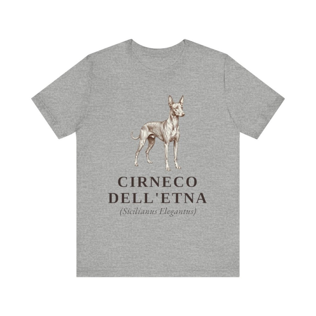 Cirneco dell'Etna Latin Shirt, Vintage Dog Sketch Tee, Dog Latin Gift Cirneco dell'Etna Latin Shirt, Vintage Dog Sketch Tee, Dog Latin Gift