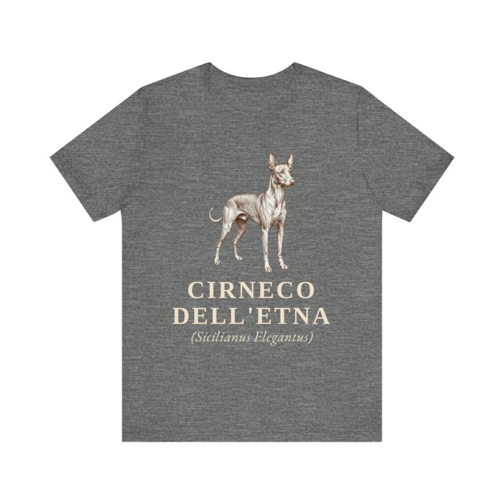 Cirneco dell'Etna Latin Shirt, Vintage Dog Sketch Tee, Dog Latin Gift Cirneco dell'Etna Latin Shirt, Vintage Dog Sketch Tee, Dog Latin Gift