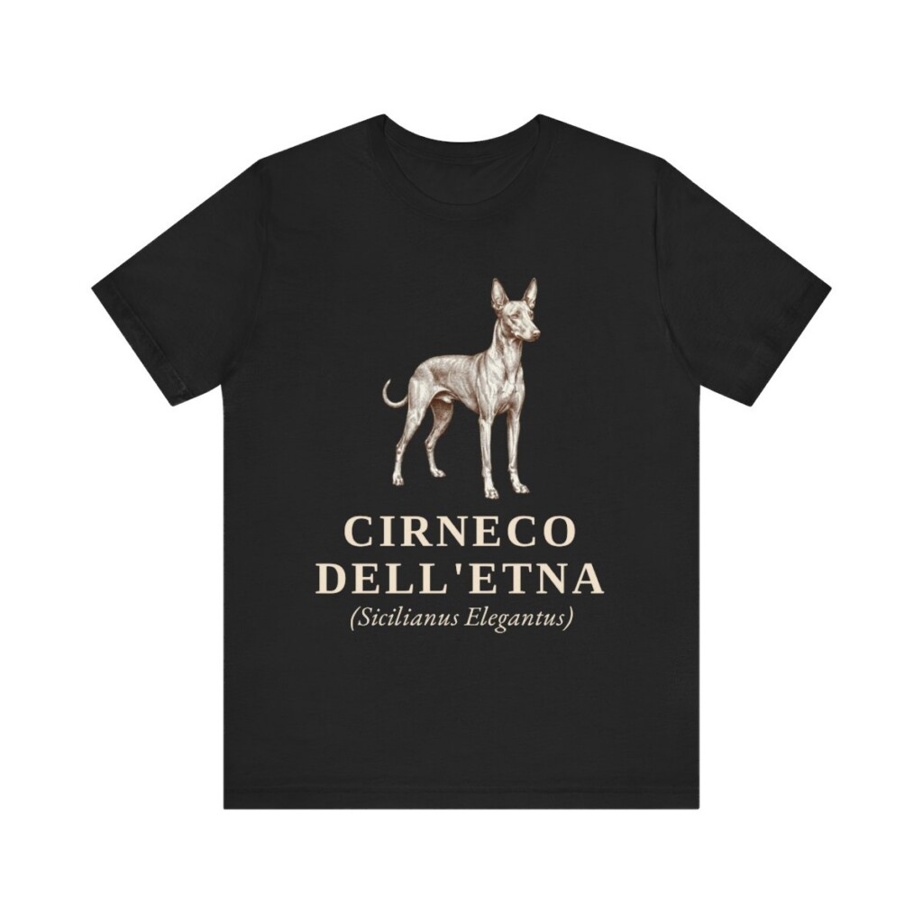 Cirneco dell'Etna Latin Shirt, Vintage Dog Sketch Tee, Dog Latin Gift Cirneco dell'Etna Latin Shirt, Vintage Dog Sketch Tee, Dog Latin Gift