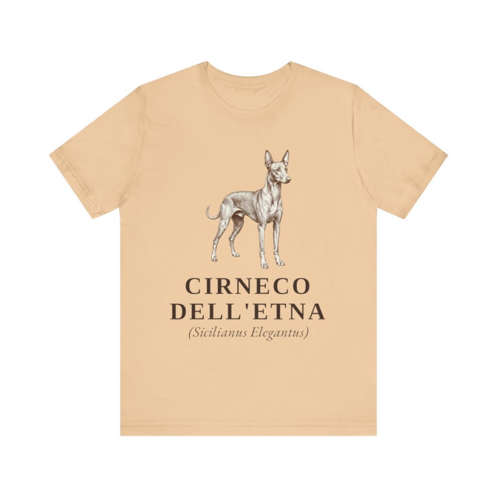 Cirneco dell'Etna Latin Shirt, Vintage Dog Sketch Tee, Dog Latin Gift Cirneco dell'Etna Latin Shirt, Vintage Dog Sketch Tee, Dog Latin Gift