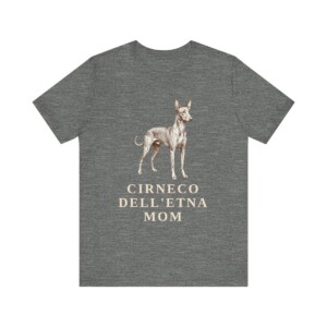 Cirneco dell'Etna Mom Shirt, Vintage Dog Sketch Tee, Dog Mom Gift