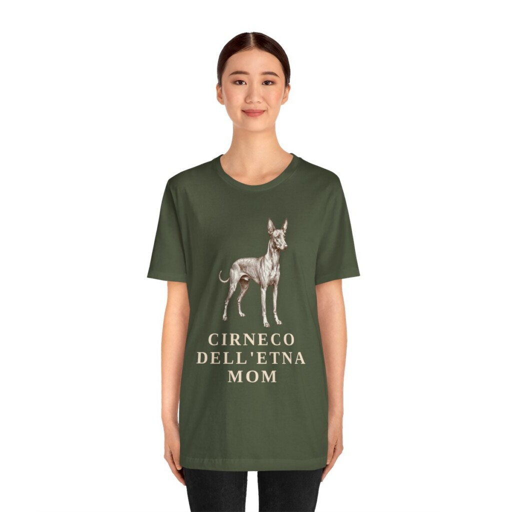 Cirneco dell'Etna Mom Shirt, Vintage Dog Sketch Tee, Dog Mom Gift Cirneco dell'Etna Mom Shirt, Vintage Dog Sketch Tee, Dog Mom Gift