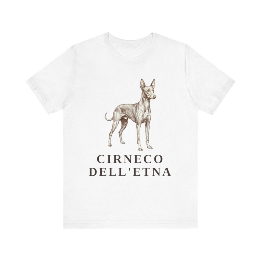 Cirneco dell'Etna Shirt, Vintage Dog Sketch Tee, Dog Lover Gift