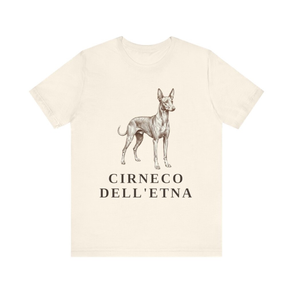 Cirneco dell'Etna Shirt, Vintage Dog Sketch Tee, Dog Lover Gift