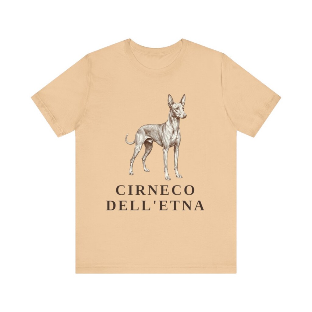 Cirneco dell'Etna Shirt, Vintage Dog Sketch Tee, Dog Lover Gift