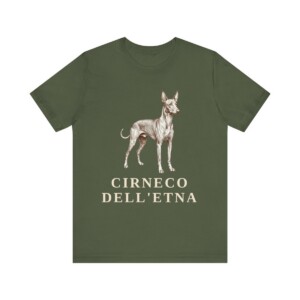Cirneco dell'Etna Shirt, Vintage Dog Sketch Tee, Dog Lover Gift