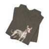 Cirneco dell'Etna Shirt, Vintage Dog Sketch Tee, Dog Lover Gift