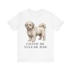 Coton de Tulear Dad Shirt, Vintage Dog Sketch Tee, Dog Dad Gift