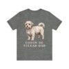 Coton de Tulear Dad Shirt, Vintage Dog Sketch Tee, Dog Dad Gift