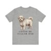 Coton de Tulear Dad Shirt, Vintage Dog Sketch Tee, Dog Dad Gift