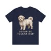 Coton de Tulear Dad Shirt, Vintage Dog Sketch Tee, Dog Dad Gift