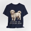Coton de Tulear Dad Shirt, Vintage Dog Sketch Tee, Dog Dad Gift