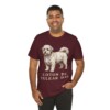 Coton de Tulear Dad Shirt, Vintage Dog Sketch Tee, Dog Dad Gift