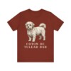 Coton de Tulear Dad Shirt, Vintage Dog Sketch Tee, Dog Dad Gift