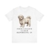 Coton de Tulear Humor Shirt, Vintage Dog Sketch Tee, Dog Humor Gift